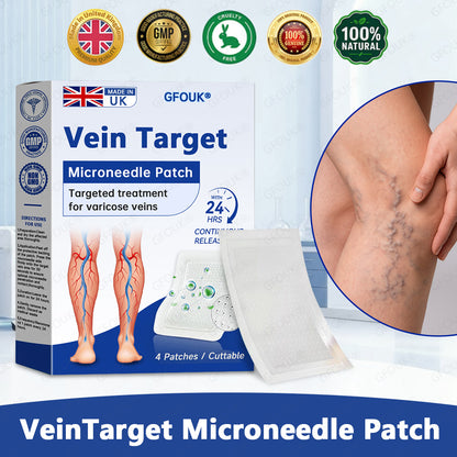 ⚡✅GFOUK® VeinTarget Microneedle Patch👨🏼‍⚕️Instant Relief, Long-Term Results