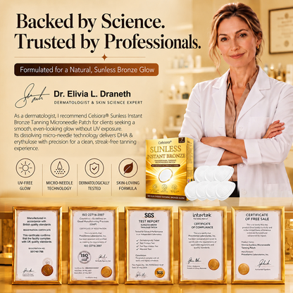 ☀️ Celsiora® 𝐒𝐮𝐧𝐥𝐞𝐬𝐬 𝐈𝐧𝐬𝐭𝐚𝐧𝐭 𝐁𝐫𝐨𝐧𝐳𝐞 𝐓𝐚𝐧𝐧𝐢𝐧𝐠 𝐌𝐢𝐜𝐫𝐨𝐧𝐞𝐞𝐝𝐥𝐞 𝐏𝐚𝐭𝐜𝐡 🇬🇧 (𝐉𝐮𝐬𝐭 𝐨𝐧𝐜𝐞 𝐚 𝐝𝐚𝐲) 𝐕𝐢𝐬𝐢𝐛𝐥𝐞 𝐁𝐫𝐨𝐧𝐳𝐞 𝐆𝐥𝐨𝐰 𝐢𝐧 𝟕 𝐃𝐚𝐲𝐬 ✅ 𝐍𝐨 𝐔𝐕, 𝐍𝐨 𝐎𝐫𝐚𝐧𝐠𝐞, 𝐍𝐨 𝐒𝐭𝐫𝐞𝐚𝐤𝐬, 𝐍𝐨 𝐃𝐇𝐀, 𝐍𝐨 𝐌𝐞𝐬𝐬.