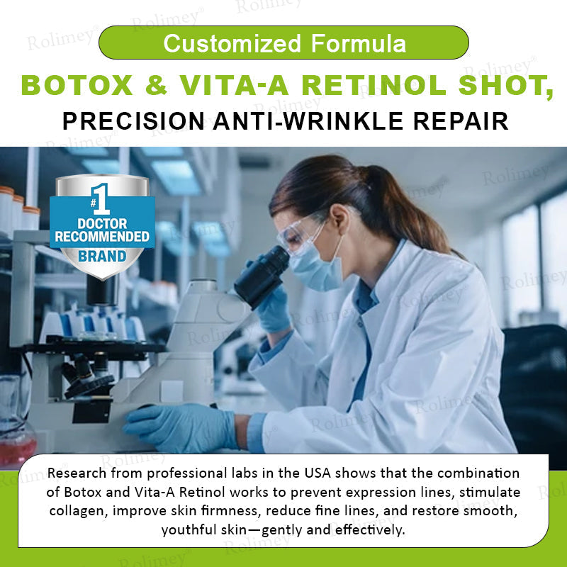 👨‍⚕️⏰Made and shipped from the UK  Rolimey® Botox & Vita-A Retinol Shot Wrinkle-Lift Tightening stick