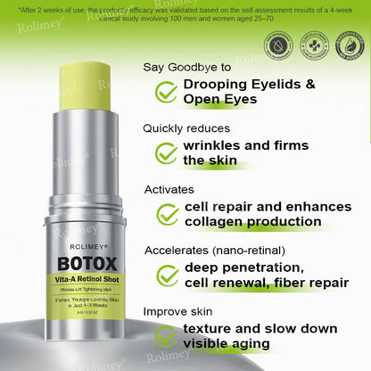 👨‍⚕️⏰Made and shipped from the UK  Rolimey® Botox & Vita-A Retinol Shot Wrinkle-Lift Tightening stick