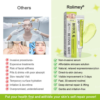 Made and shipped from the UK Rolimey® 💰 Botox & Vita-A Retinol Shot Wrinkle-Lift Tightening cream - Last Day Promotion 70% OFF |✅