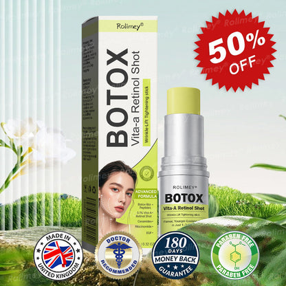 👨‍⚕️⏰Made and shipped from the UK  Rolimey® Botox & Vita-A Retinol Shot Wrinkle-Lift Tightening stick