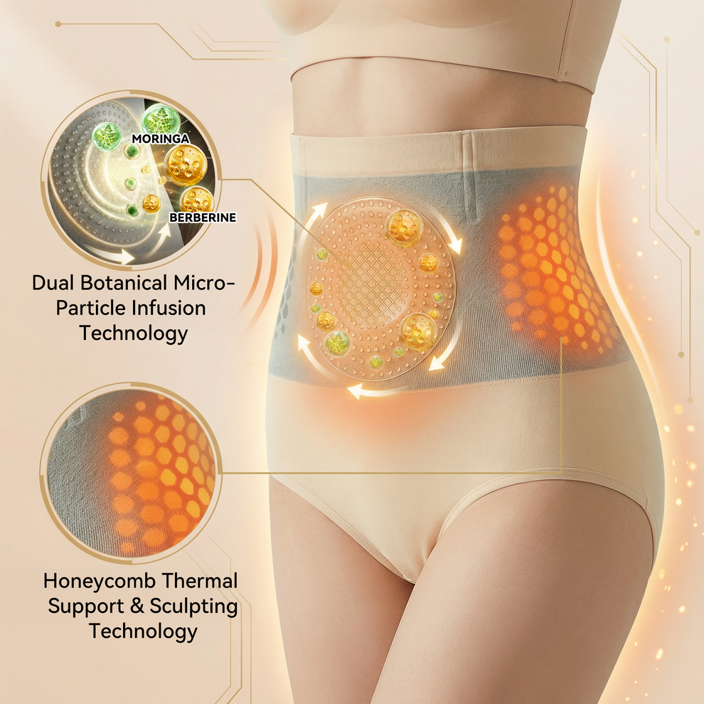 💞𝐌𝐨𝐫𝐢𝐧𝐠𝐚 & 𝐁𝐞𝐫𝐛𝐞𝐫𝐢𝐧𝐞 4‑In‑1 Micro‑Particle Sculpting & Fat‑Burn Shorts