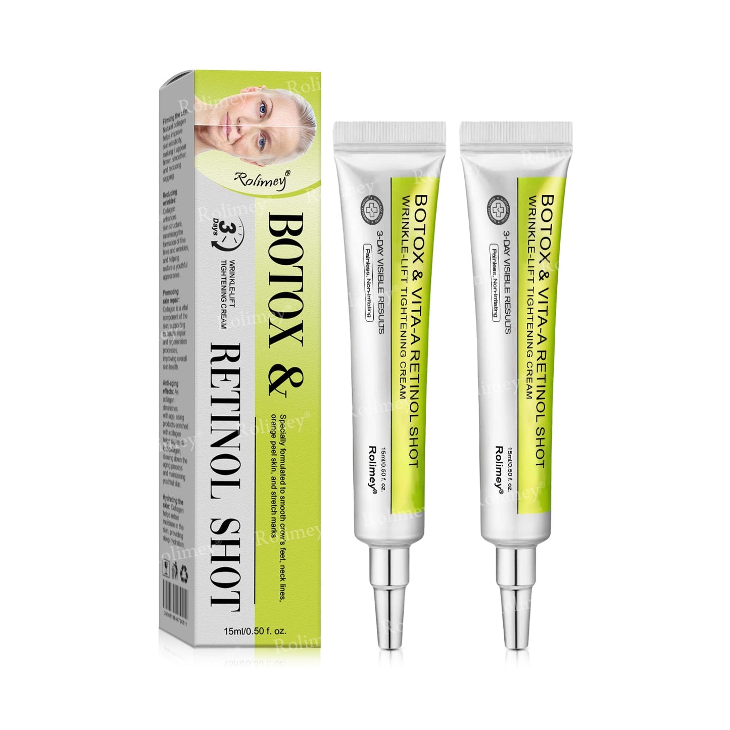 Made and shipped from the UK Rolimey® 💰 Botox & Vita-A Retinol Shot Wrinkle-Lift Tightening cream - Last Day Promotion 70% OFF |✅